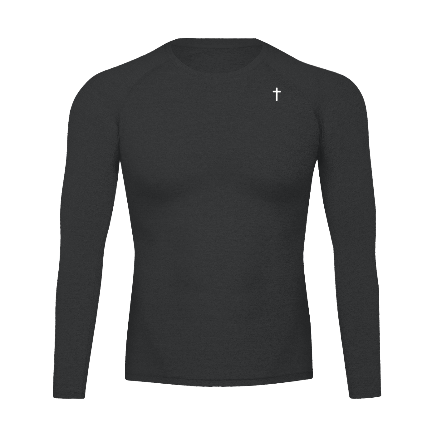 Long Sleeve Black Gym Shirt