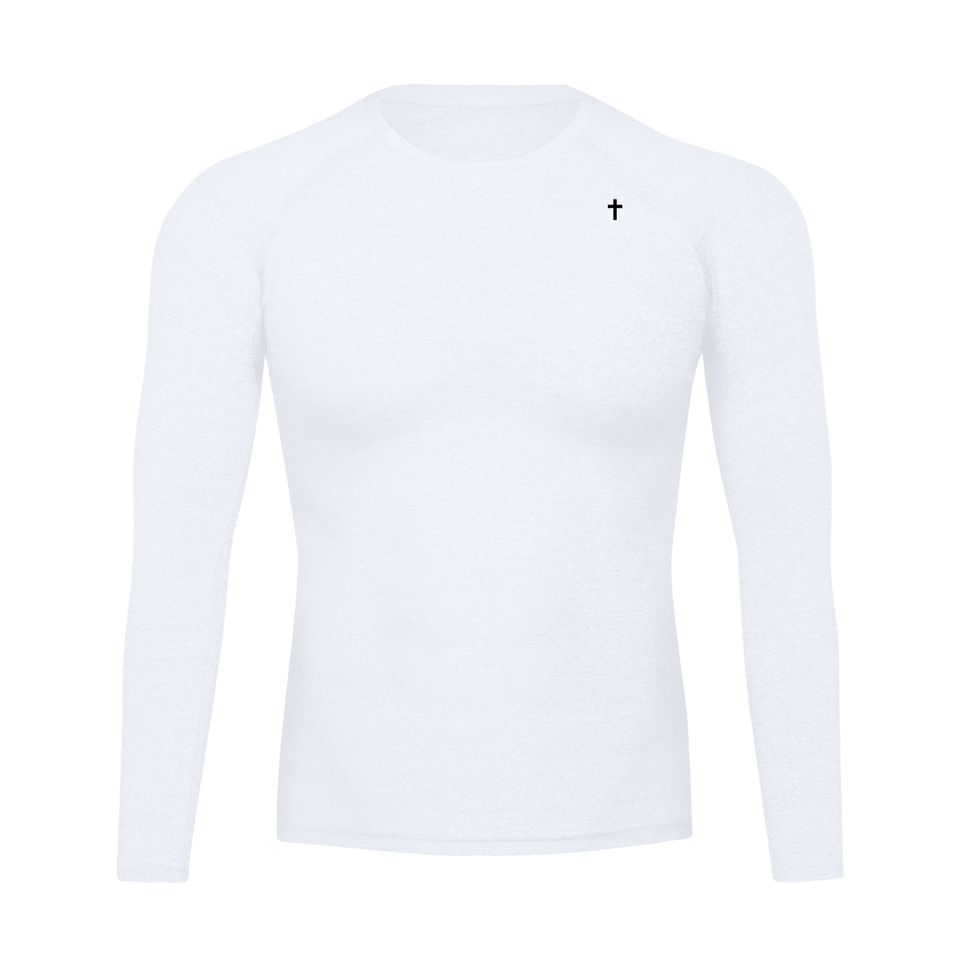 Long Sleeve White Gym Shirt